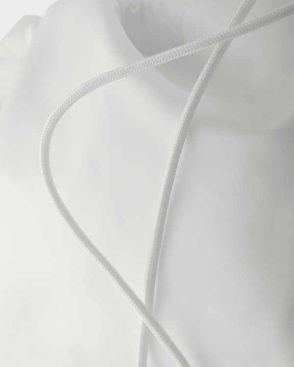Sac à dos à cordon en Re-Nylon - Blanc Sac à dos à cordon en Re-Nylon - Blanc