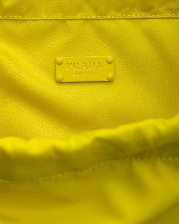 Sac à dos à cordon en Re-Nylon - Jaune Soleil Sac à dos à cordon en Re-Nylon - Jaune Soleil