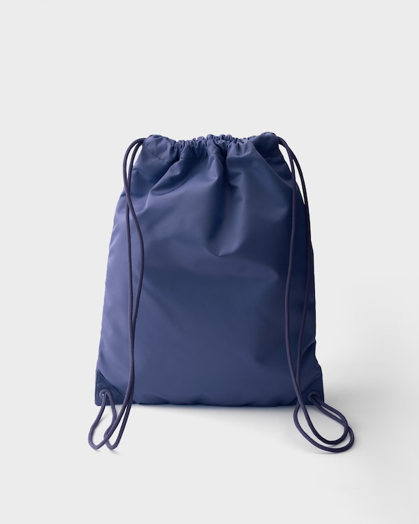 Re-Nylon drawstring backpack - Baltic Blue Re-Nylon drawstring backpack - Baltic Blue