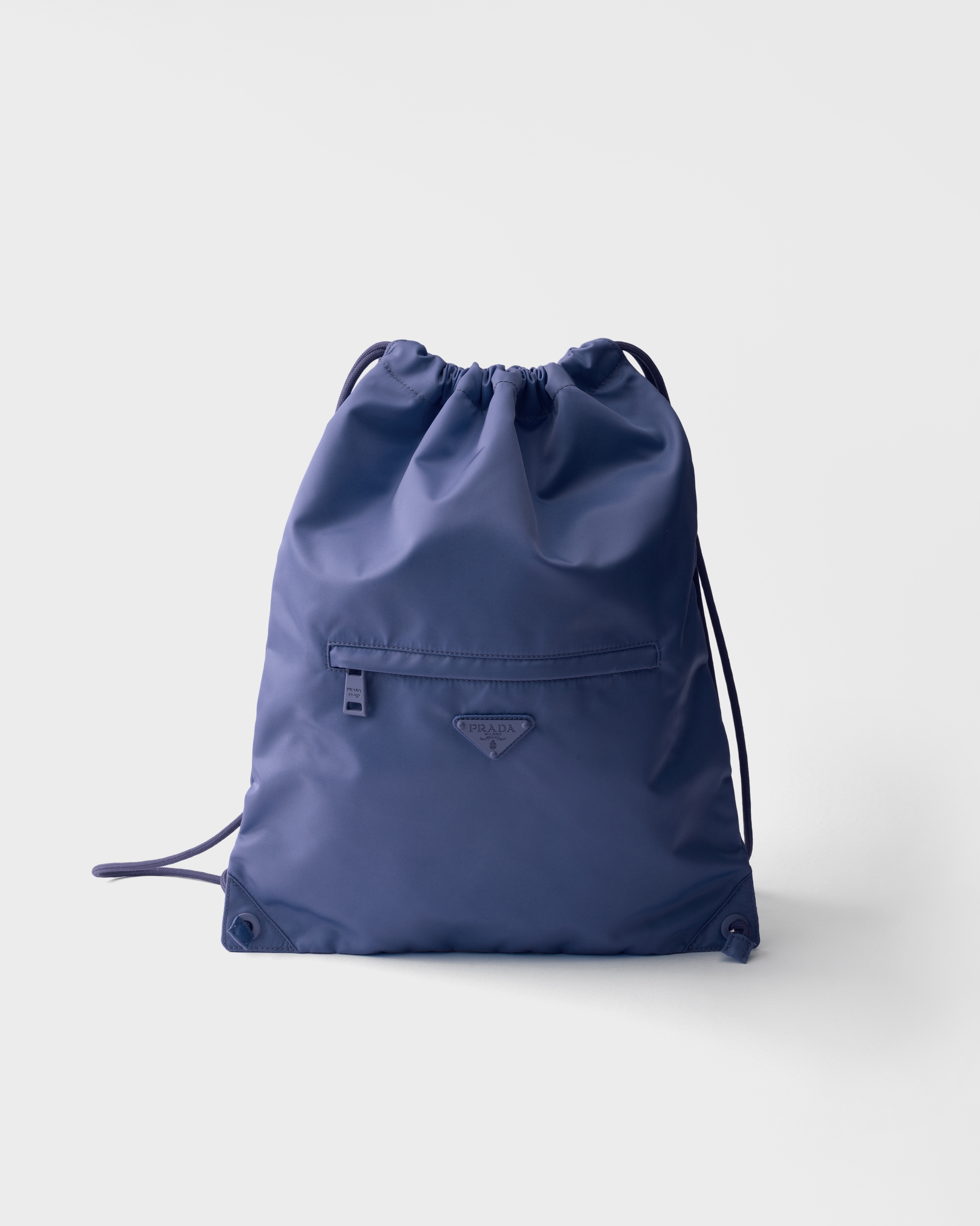 バルティックブルー Re-Nylon ドローストリング バックパック | PRADA