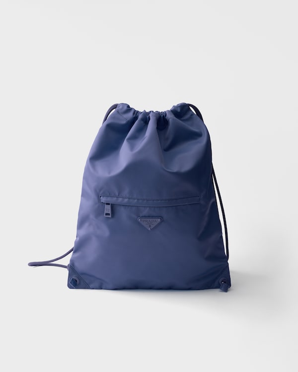 Re-Nylon drawstring backpack - Baltic Blue Re-Nylon drawstring backpack - Baltic Blue
