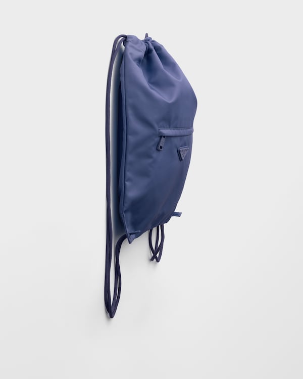 Re-Nylon drawstring backpack - Baltic Blue Re-Nylon drawstring backpack - Baltic Blue