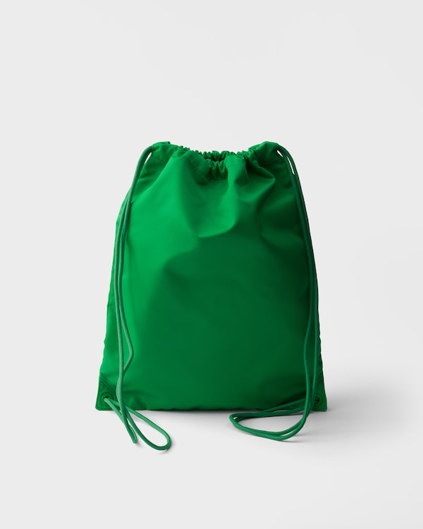 Re-Nylon drawstring backpack - Emerald Re-Nylon drawstring backpack - Emerald