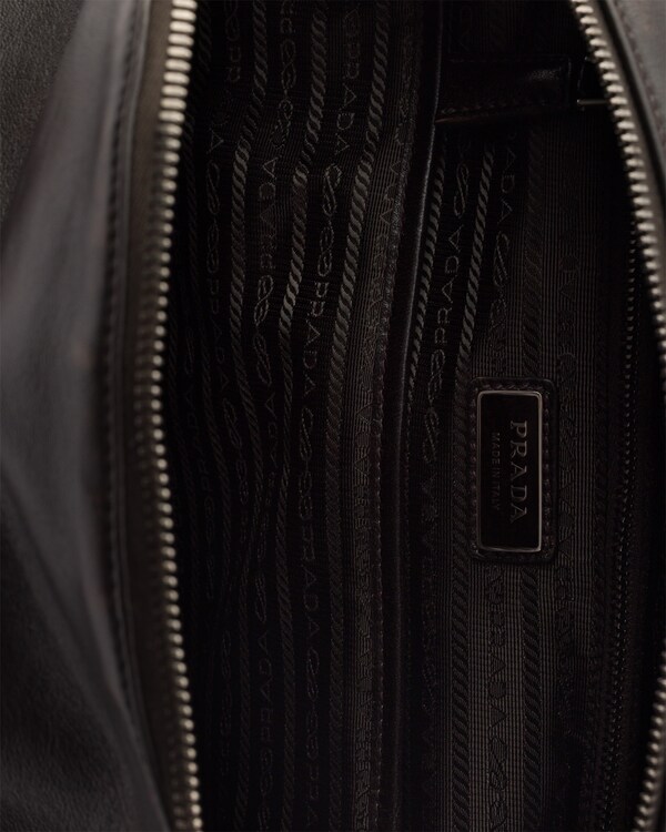 Distressed nappa leather backpack - Dark Brown Distressed nappa leather backpack - Dark Brown