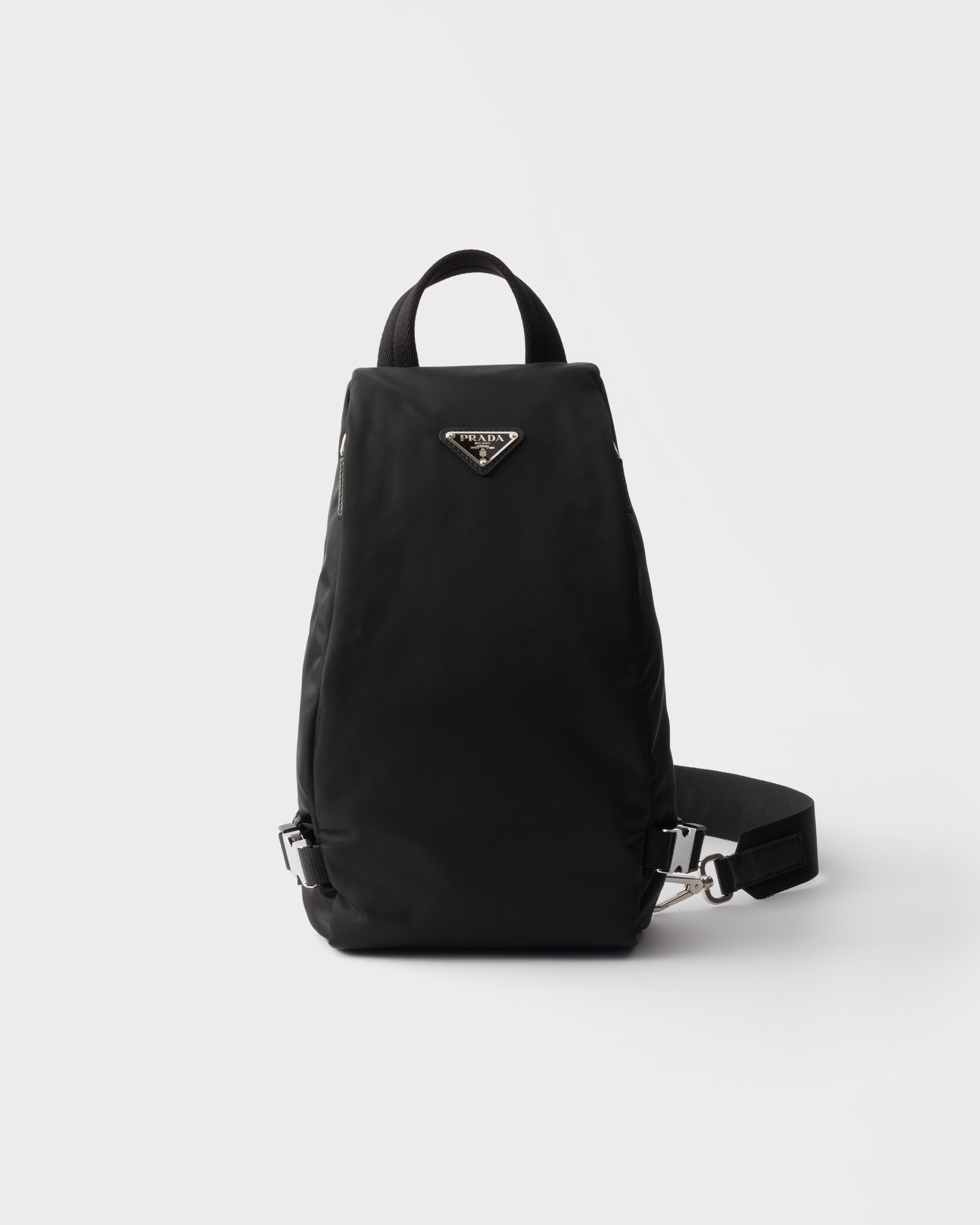Prada Re-Nylon and Saffiano leather backpack