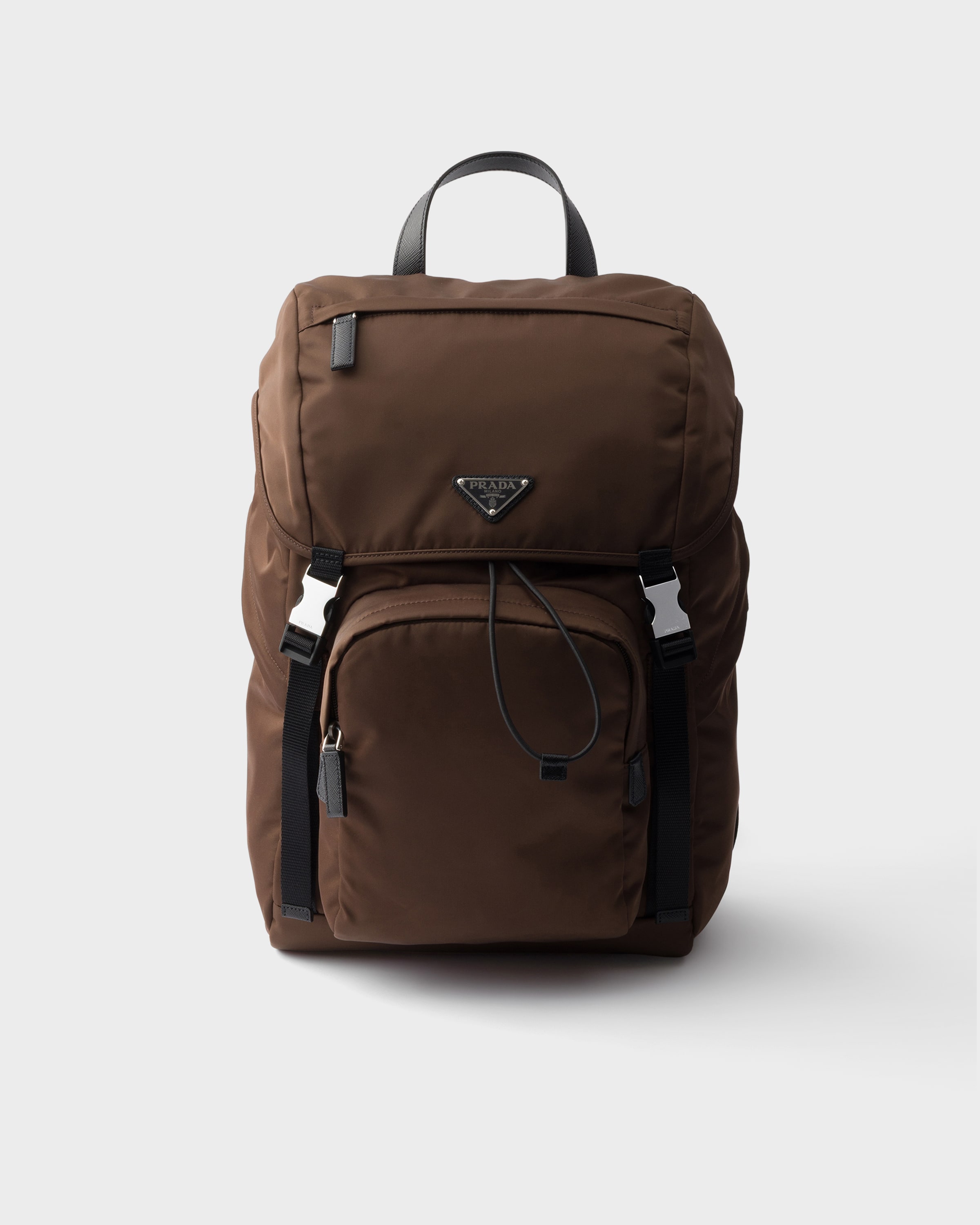 Sienna Re-Nylon and Saffiano leather backpack | PRADA - South Korea
