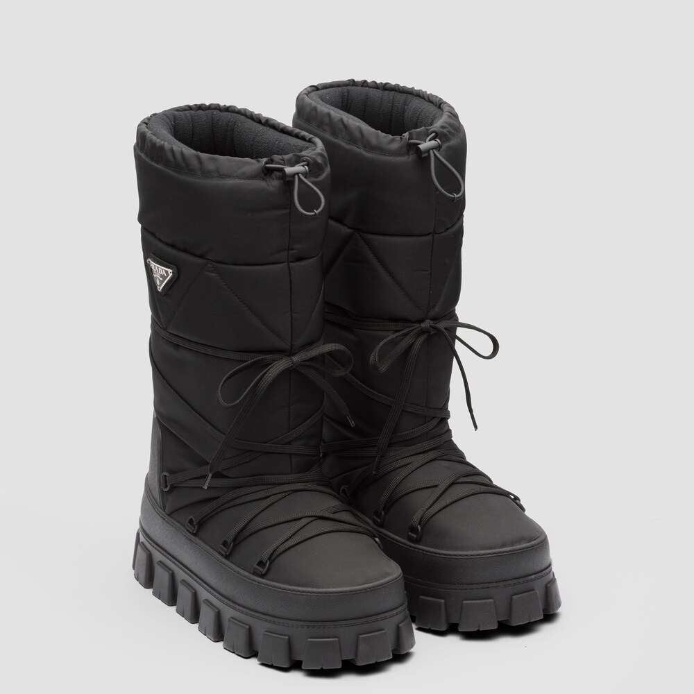Prada Nylon gabardine après ski boots 1