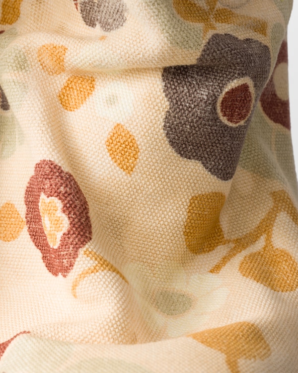 Printed fabric boots Printed fabric boots