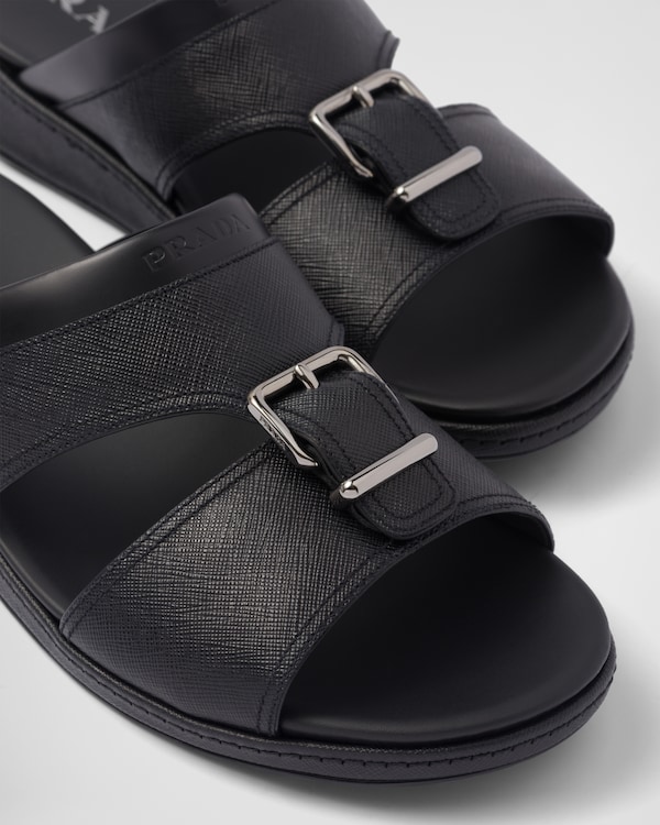 صنادل جلد سافيانو صنادل جلد سافيانو