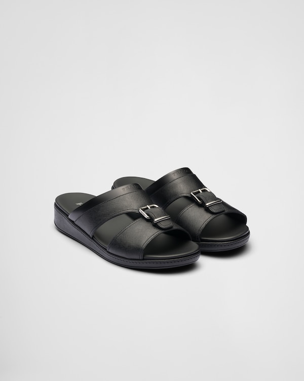 صنادل جلد سافيانو صنادل جلد سافيانو