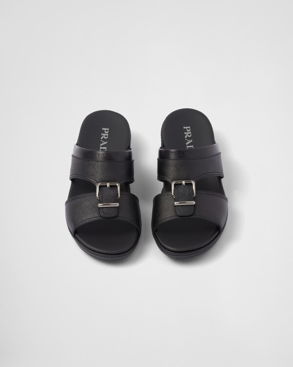 صنادل جلد سافيانو صنادل جلد سافيانو