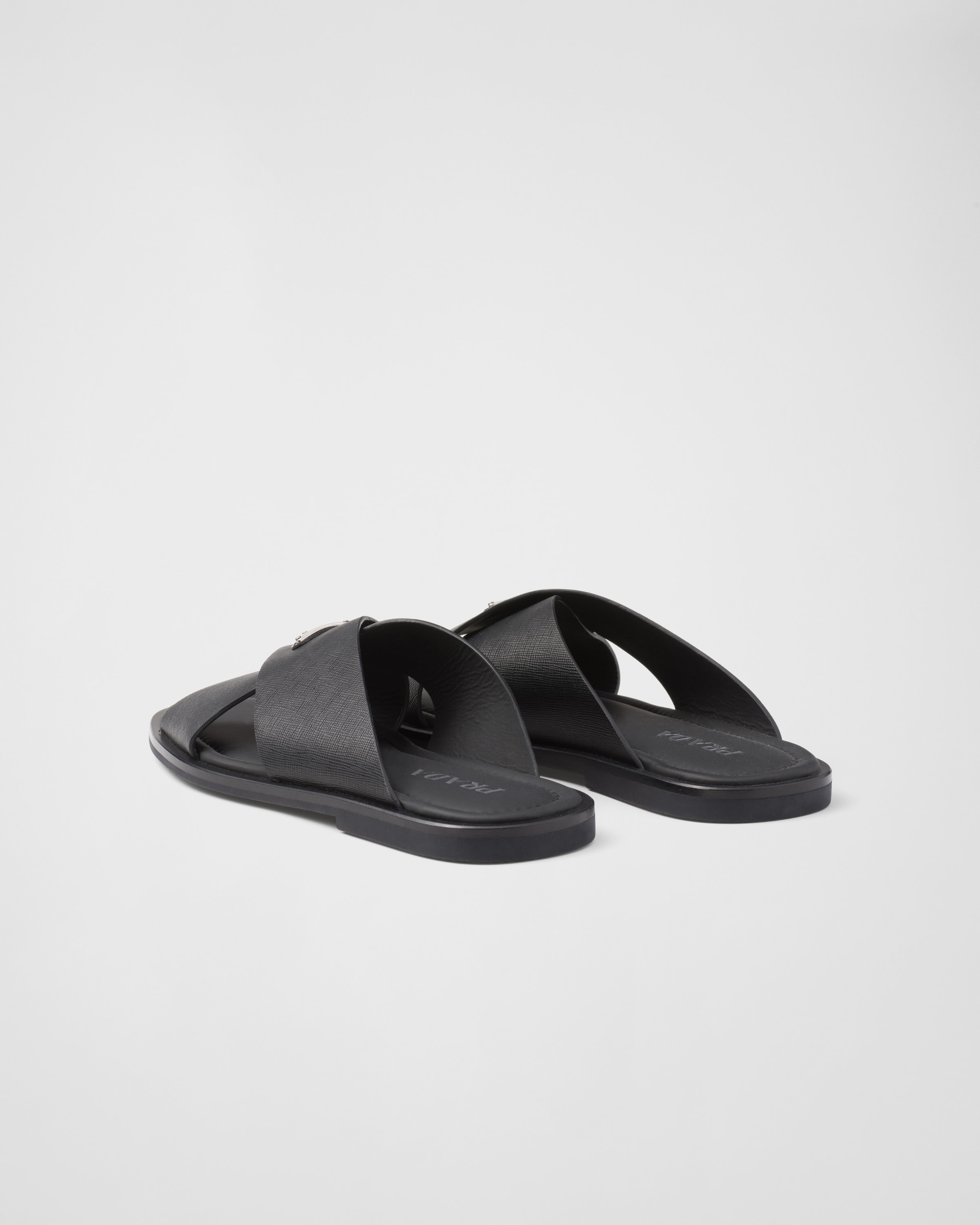 Prada sales saffiano sandals