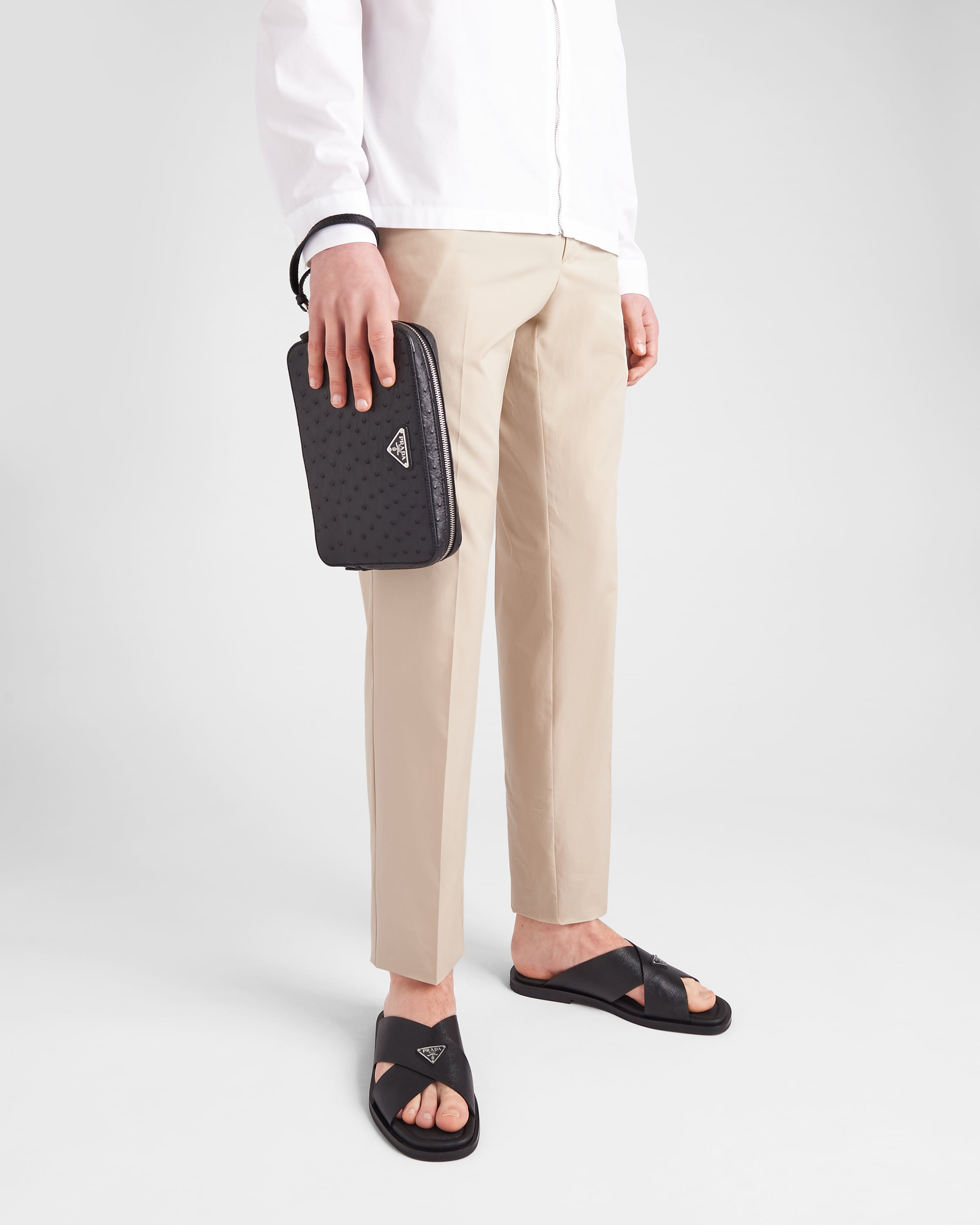 Prada saffiano sandals top
