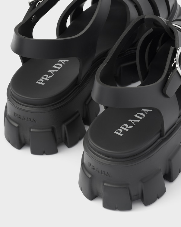 Monolith rubber sandals - Black Monolith rubber sandals - Black