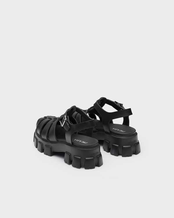 Monolith rubber sandals - Black Monolith rubber sandals - Black