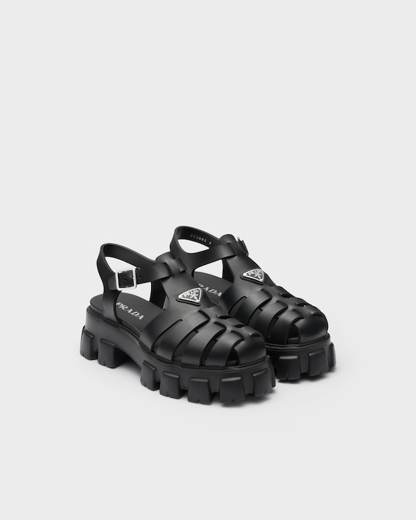 Monolith rubber sandals - Black Monolith rubber sandals - Black