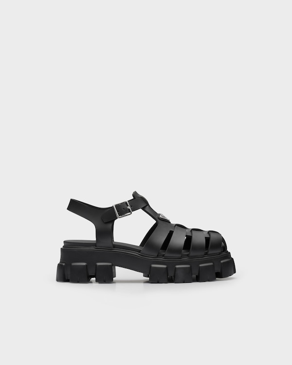 Monolith rubber sandals - Black Monolith rubber sandals - Black