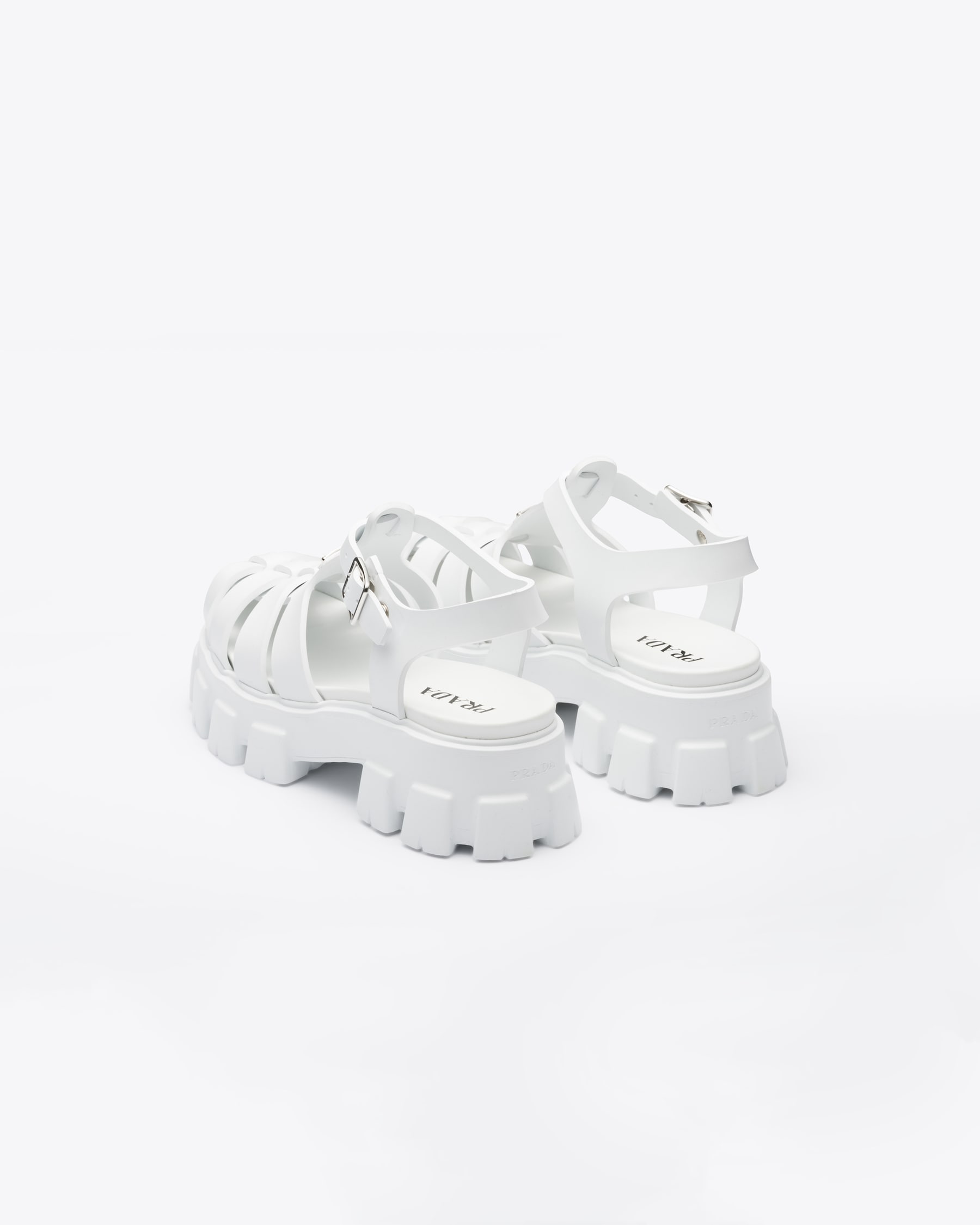 Pra Rubber Monolith Sandals Black