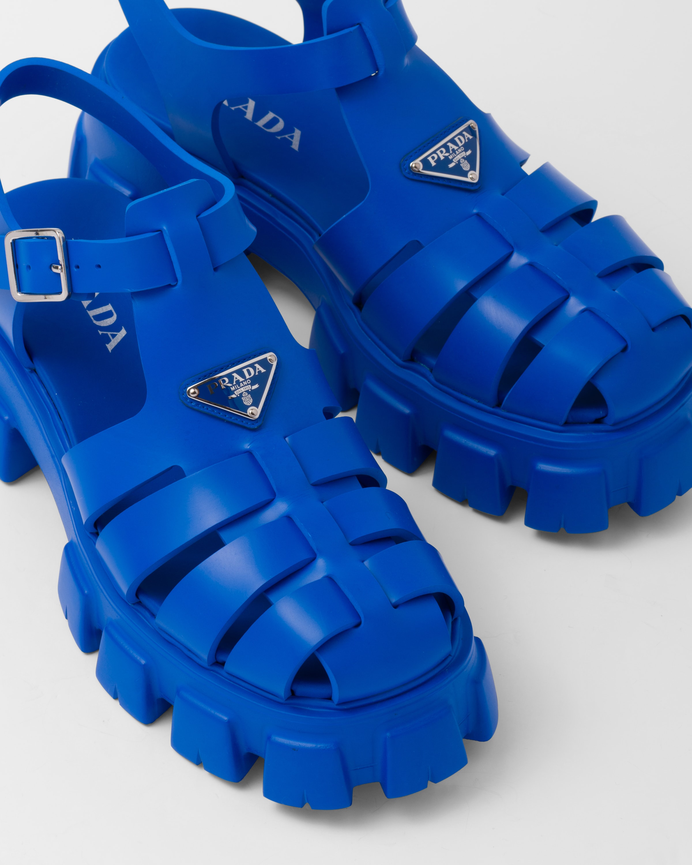 Blue prada sandals Clearance