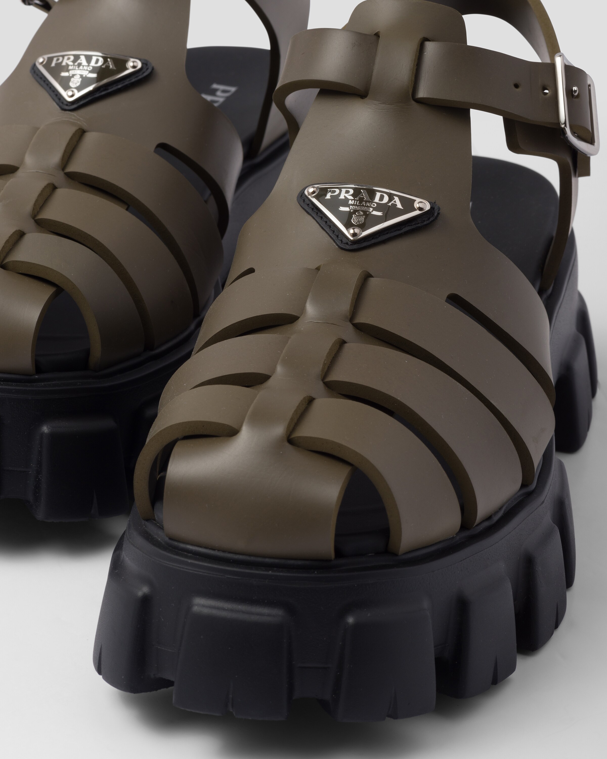 Prada green sandals discount