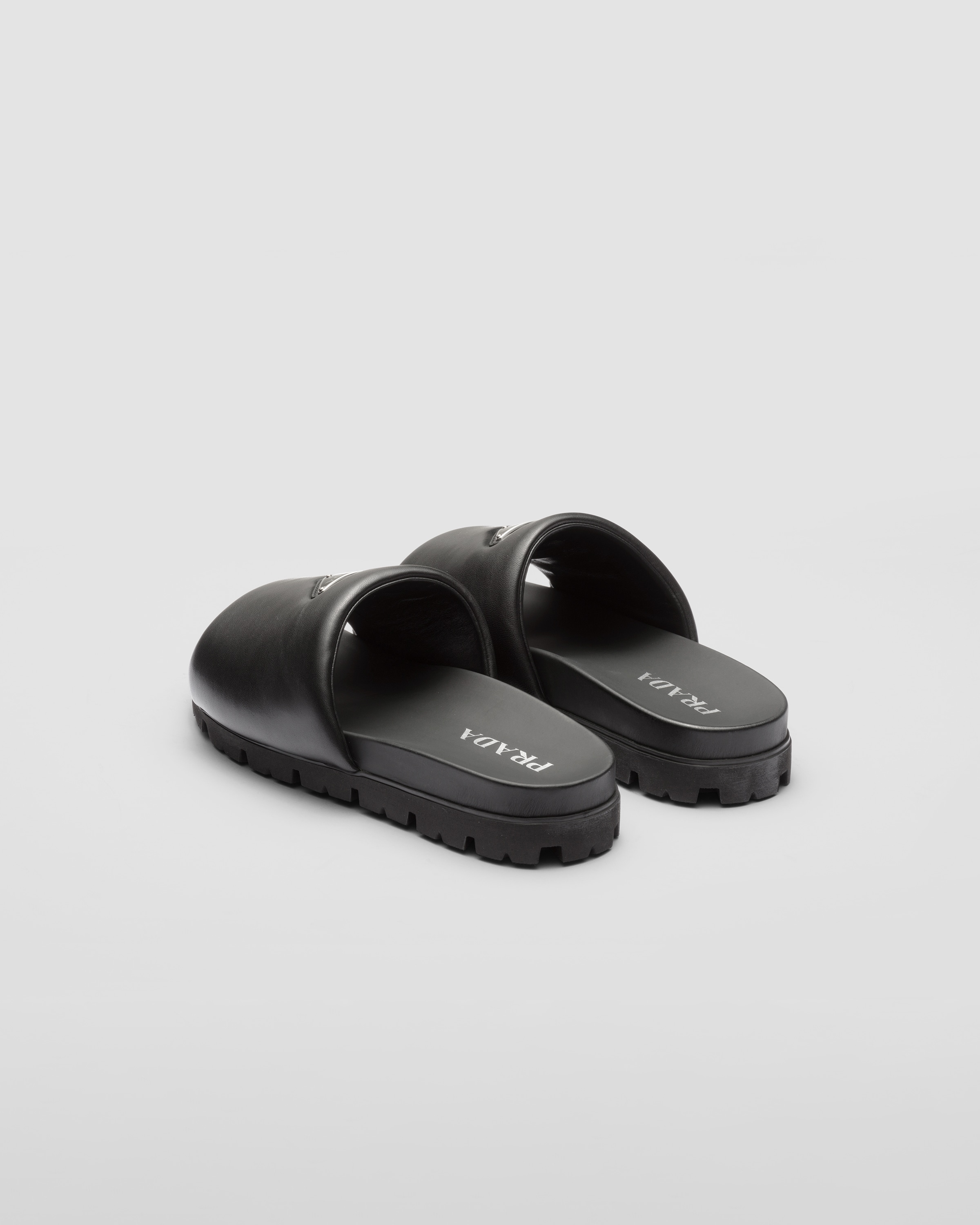 Black prada slides outlet