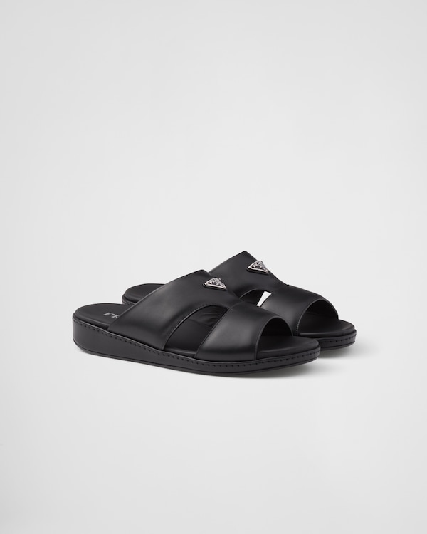 Leather sandals - Black Leather sandals - Black