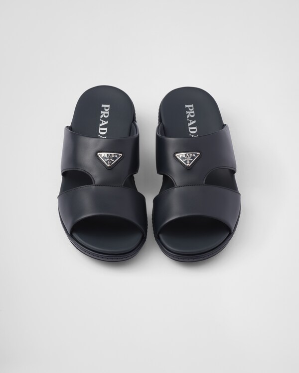 صندل من الجلد - أزرق صندل من الجلد - أزرق