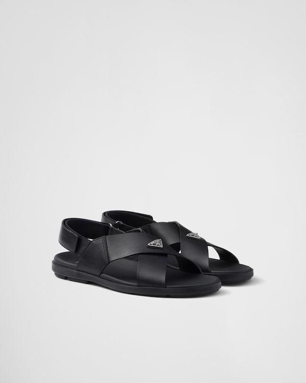 Natural Crochet slip-on shoes | PRADA
