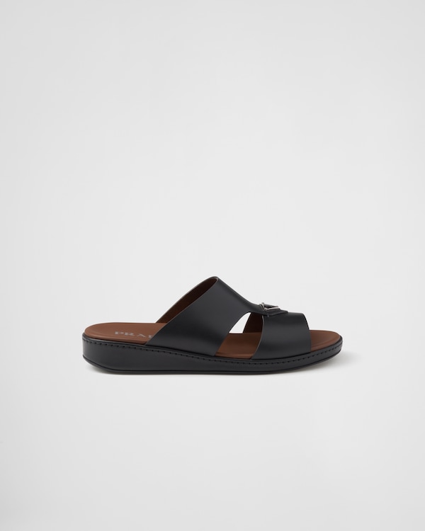 Leather sandals - Black Leather sandals - Black