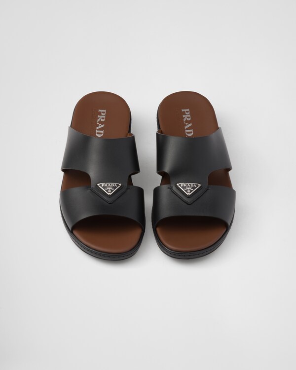Leather sandals - Black Leather sandals - Black