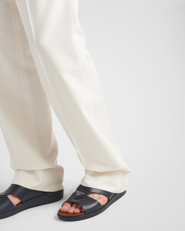 صندل من الجلد - أزرق صندل من الجلد - أزرق