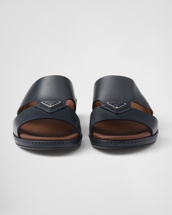 صندل من الجلد - أزرق صندل من الجلد - أزرق