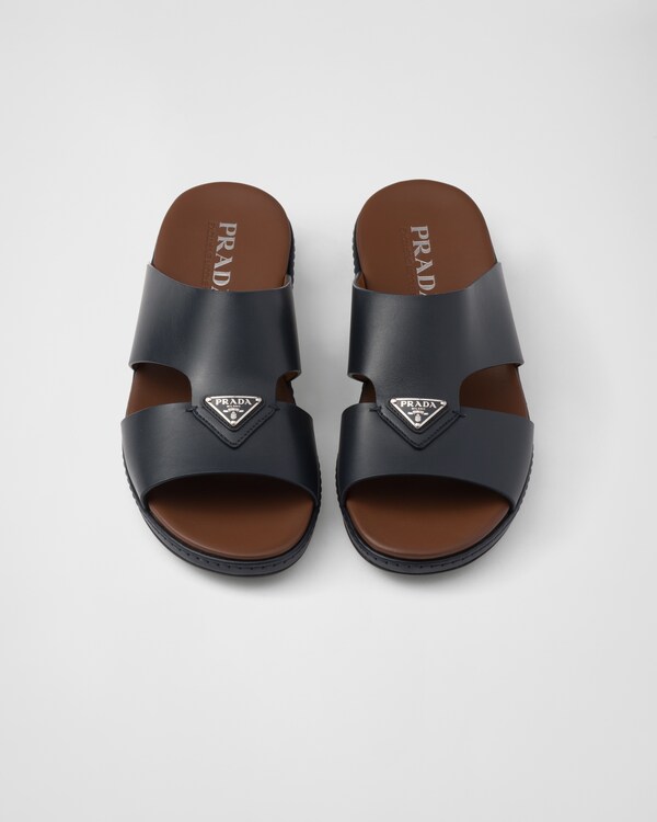 صندل من الجلد - أزرق صندل من الجلد - أزرق