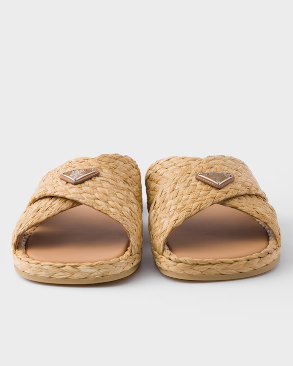 Raffia sandals - Natural Raffia sandals - Natural