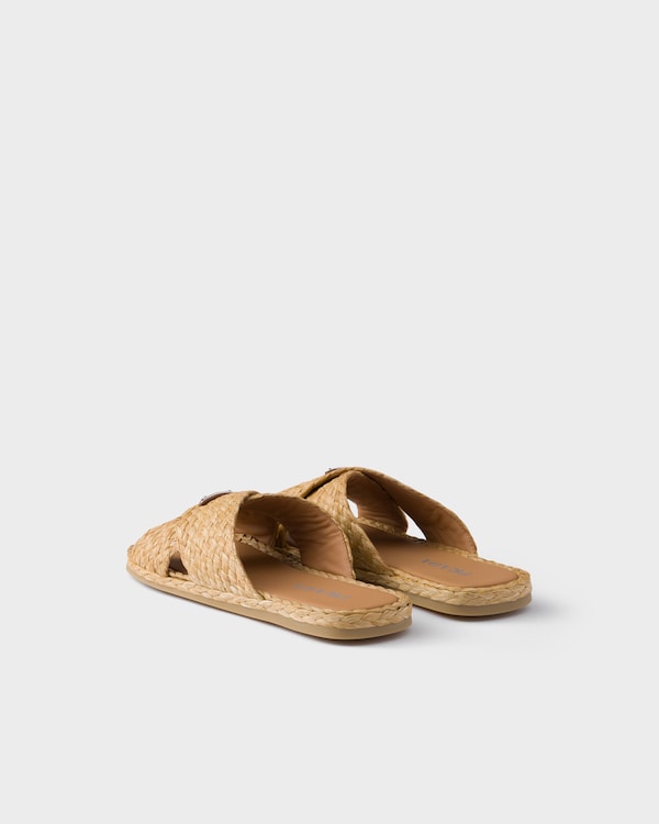 Raffia sandals - Natural Raffia sandals - Natural