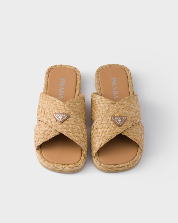Raffia sandals - Natural Raffia sandals - Natural