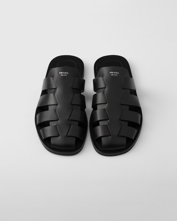 レザー フィッシャーマン ミュール レザー フィッシャーマン ミュール