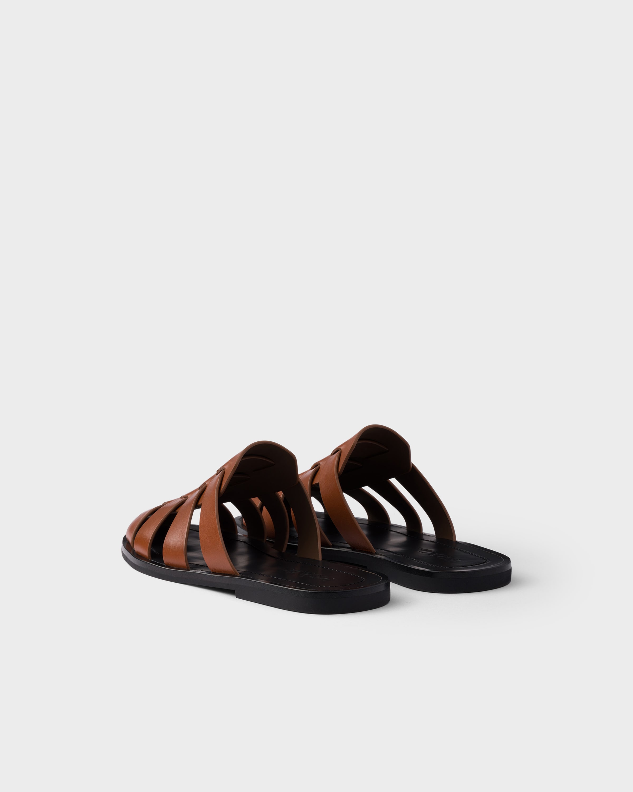 サンダル PRADA 2X3119_054_F0401 SUEDE FISHERMAN SANDALS Black Rubber fisherman sandals | PRADA