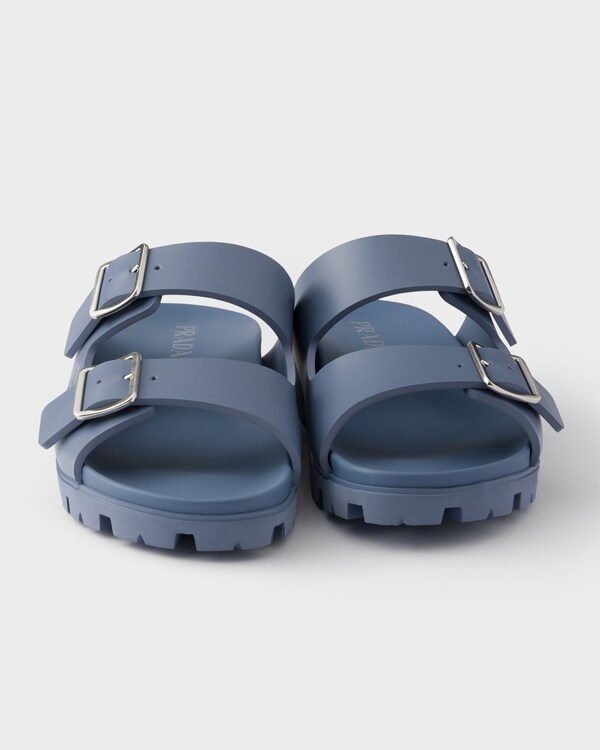 Rubber strap sandals - Aviation Blue Rubber strap sandals - Aviation Blue