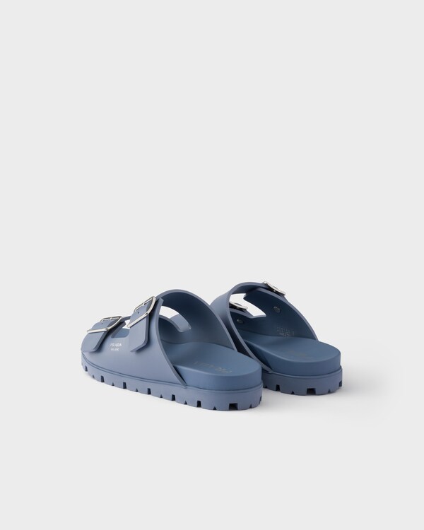 Rubber strap sandals - Aviation Blue Rubber strap sandals - Aviation Blue