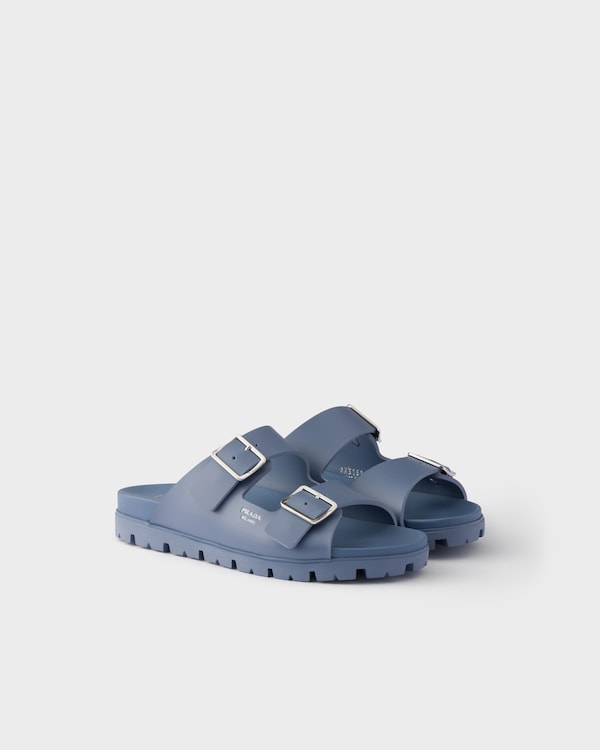 Rubber strap sandals - Aviation Blue Rubber strap sandals - Aviation Blue