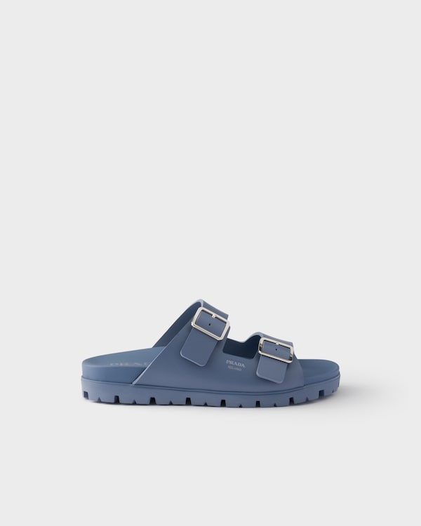 Rubber strap sandals - Aviation Blue Rubber strap sandals - Aviation Blue