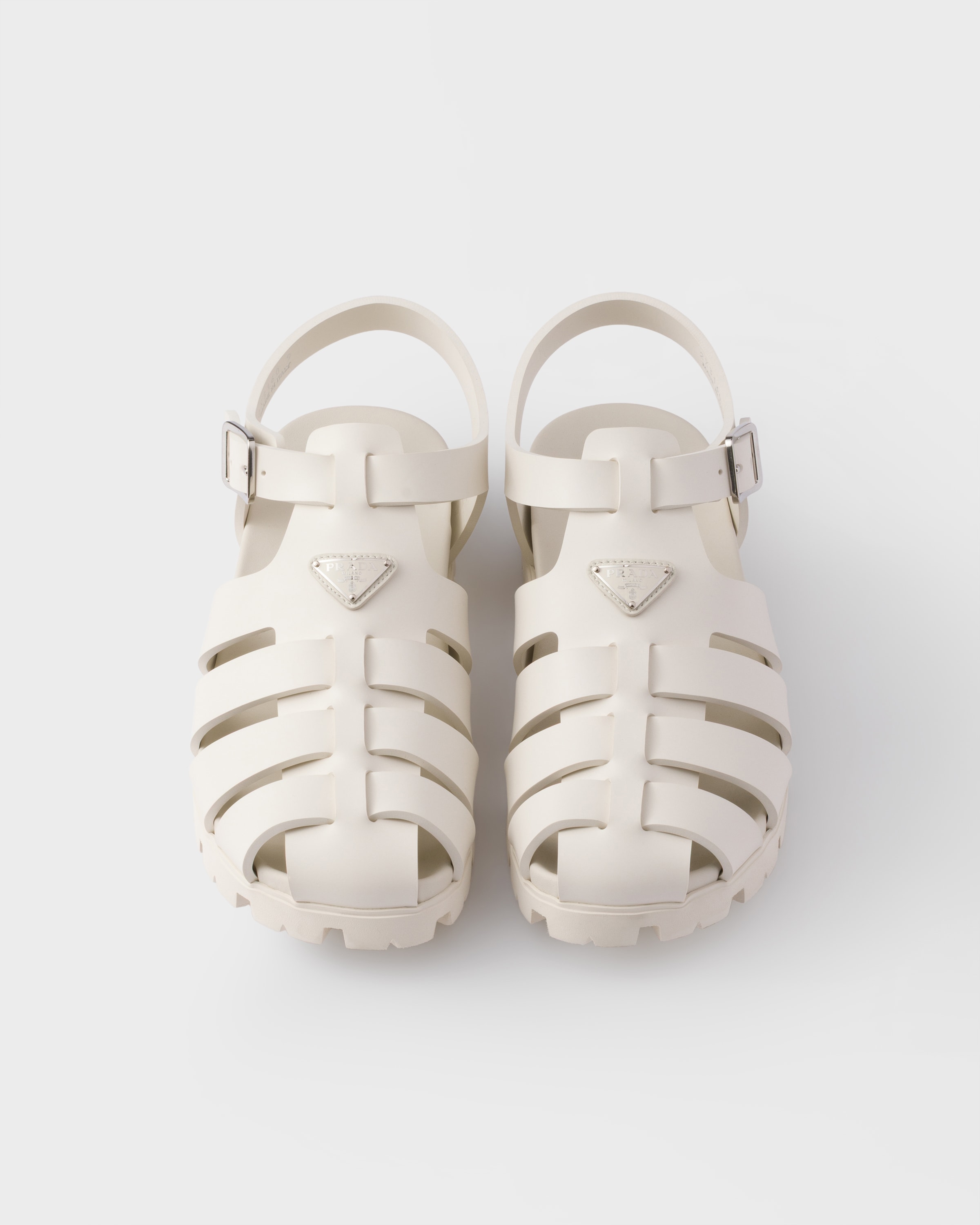 パナマ ラバー フィッシャーマンサンダル | PRADA - 日本