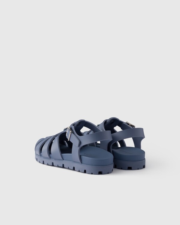 Rubber fisherman sandals - Aviation Blue Rubber fisherman sandals - Aviation Blue