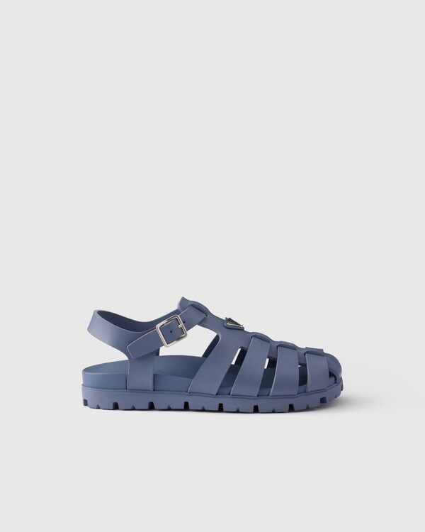 Rubber fisherman sandals - Aviation Blue Rubber fisherman sandals - Aviation Blue