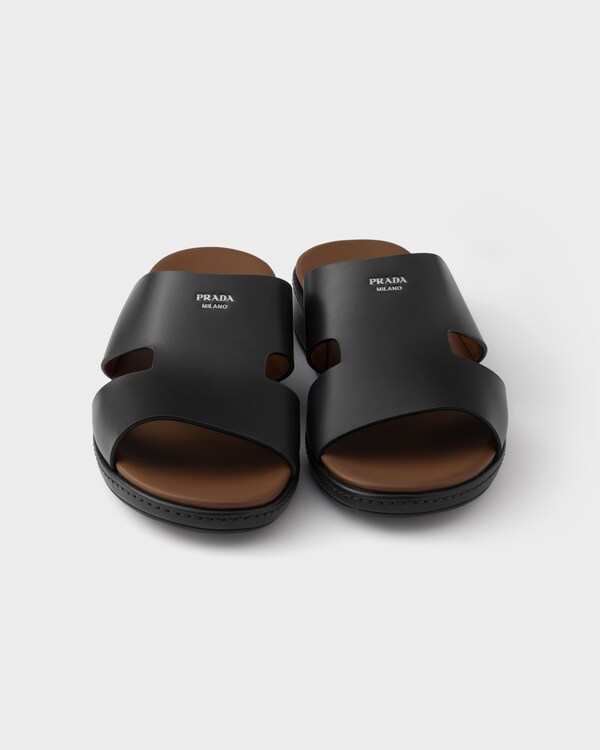 Leather sandals - Black Leather sandals - Black