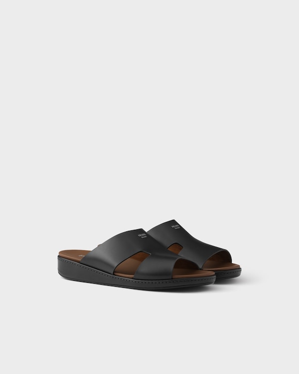 Leather sandals - Black Leather sandals - Black