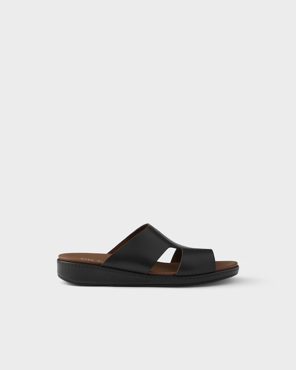 Leather sandals - Black Leather sandals - Black