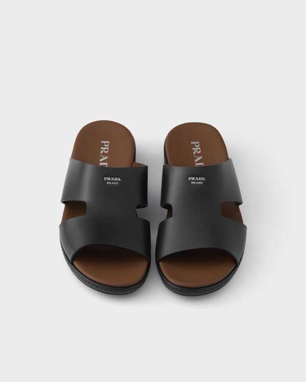 Leather sandals - Black Leather sandals - Black