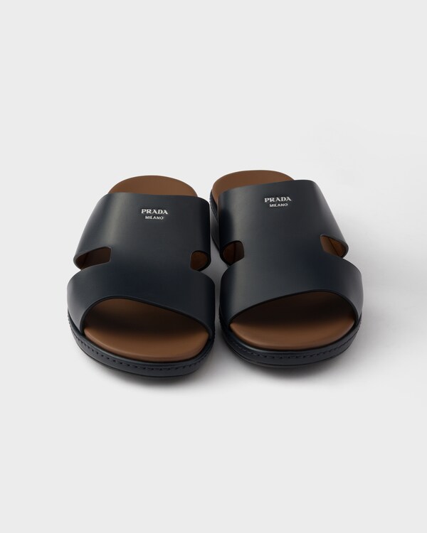 Leather sandals - Navy Leather sandals - Navy